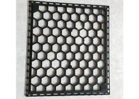 Schwarzes Filter-Material-Quadrat reparierte Stützplastiknetz