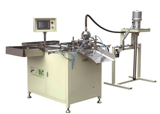Vollautomatische Endkappen-Klebemaschine für 50 - 110 mm Endkappen