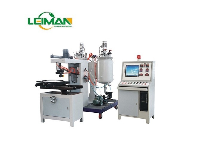 2-10 PU-Kleber-Einspritzungs-Maschine Filter m Min Rotary Pleating Machine Air