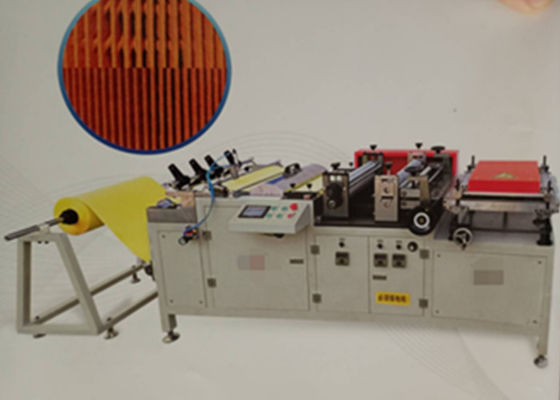 50m/Min Rotary Paper Air Filter, das Maschine 380V 50Hz faltet